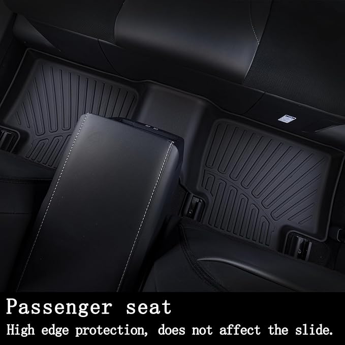 Floor Mats & Cargo Mat for 2018-2024 Toyota Camry FWD Model(Not Fit for AWD & Hybrid), TPE All Weather Protection Anti-Slip 2 Rows Car Floor Liners with Trunk Mat, Black