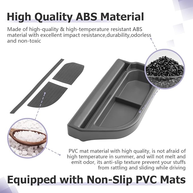 LUWU for 2025 Bronco Sport Dashboard Storage Tray - 2025 Ford Bronco Sport 13.2-inch Behind Screen Organizer Center Console Display Box Dash Tray Bronco Sport 2025 Accessories (Only for 13.2" Screen)