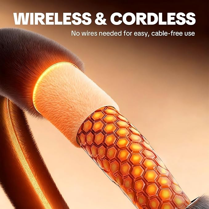 Wireless Heated Steering Wheel Cover, 15-inch Universal Fit, USB-C Fast Charging, Heats Up in 5 Seconds, Non-Slip Steering Wheel Warmer for Cars, Trucks, SUVs, and Winter Driving (Type D / 0 to -20°C)