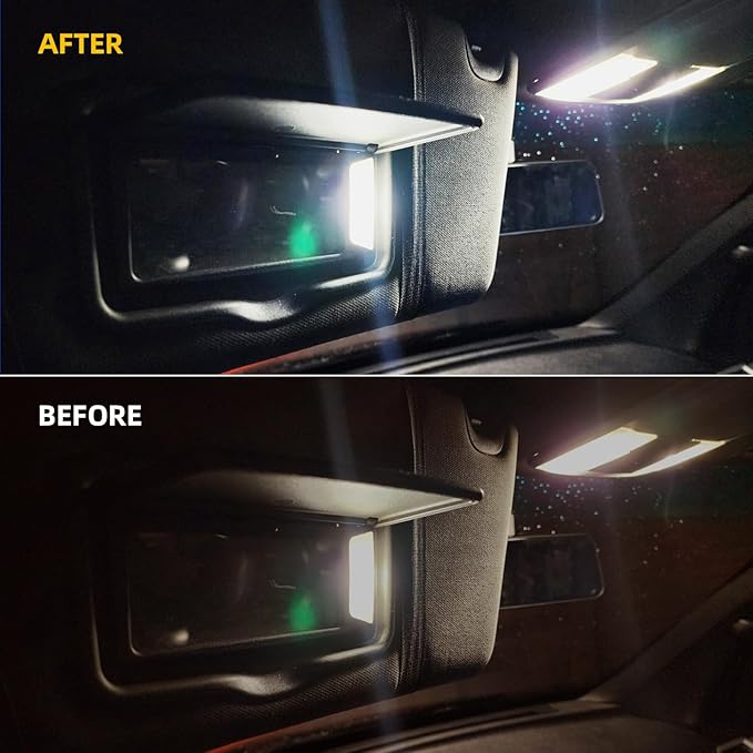 15Pcs Car Interior Lights: Super Bright Bulbs 6000K White LED for 2007 2008 2009 2010 2011 2012 2013 2014 Chevy Tahoe/Suburban Lighting Package Kit Includes Light Accessories + Install Tool