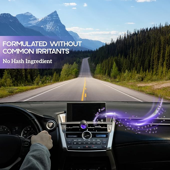 Air Jungles Car Air Freshener Vent Clip 3 Count, Lavender Scent, 4 ml Each, Long-Lasting Car Odor Eliminator, Easy Clip-On Design, Up to 90 Days Freshness for Cars, Trucks, and SUVs