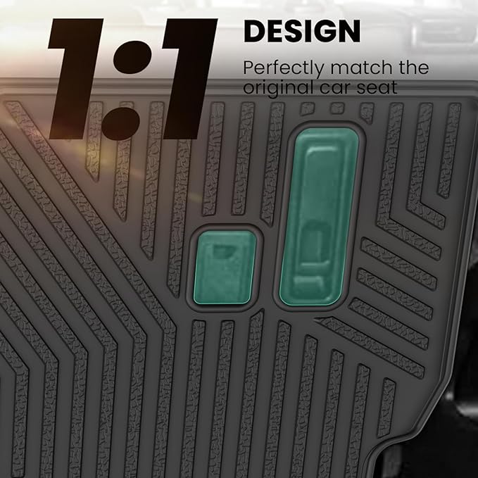 LASFIT Rear Seat Back Protector for Toyota 4Runner 2013-2024 7-Seats Back Cover (Not Fit 5 Seats) | Premium Extra Thick TPE Custom Fit Waterproof 4 Runner Second Row Back Seat Backrest Mat Liner