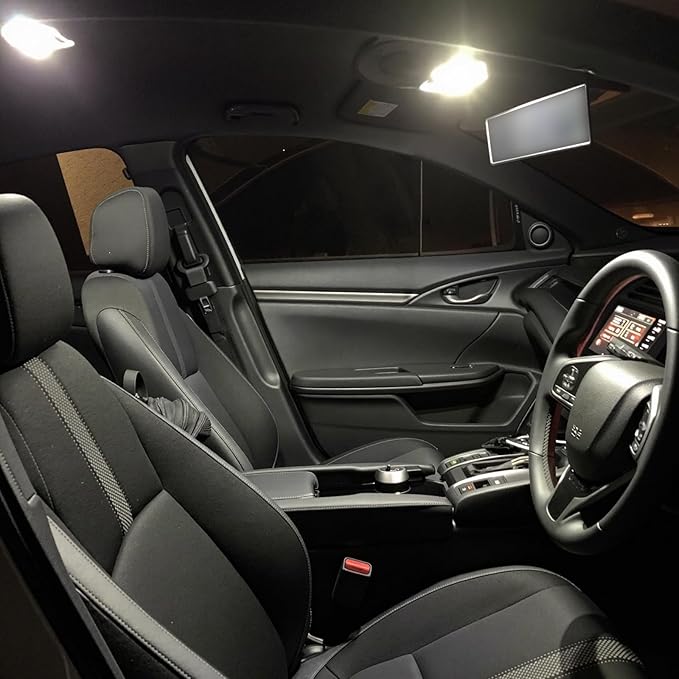 EASY EAGLE LED Interior Car Lights for Cherokee-XJ-1997-2001: 14 Piece Kit White LED Light Bulbs - Super Bright 6000K + Install Tool