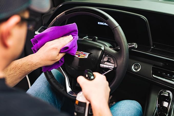 P & S Professional Detail Products Swift Clean & Shine - Interior Cleaner & Protectant for Leather, Vinyl, Plastic - Cleans, Conditions & Leaves a Satin Finish - Fresh Scent - 1 Gallon