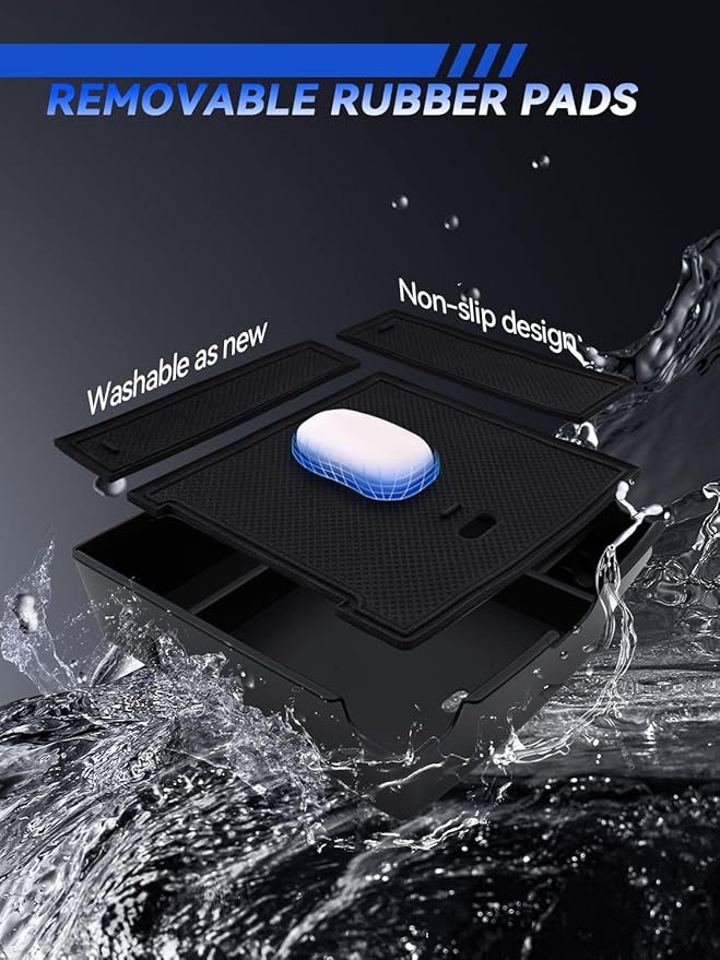 for Carnival Center Console Organizer 2025 2026 Kia Carnival (LX/LXS/EX/SX/SX Prestige) Accessories Armrest Tray Middle Storage Box Insert Container Durable ABS Plastic