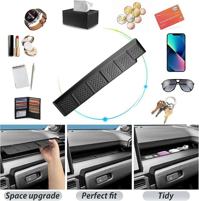 SKTU for 2025 2026 Toyota 4Runner Center Console Organizer for 2025 2026 Toyota 4Runner/ 2024 2025 2026 Tacoma Co-Pilot Console Tray 2025 2026 4Runner Accessories 2025 2026 4Runner Co-Pilot Tray