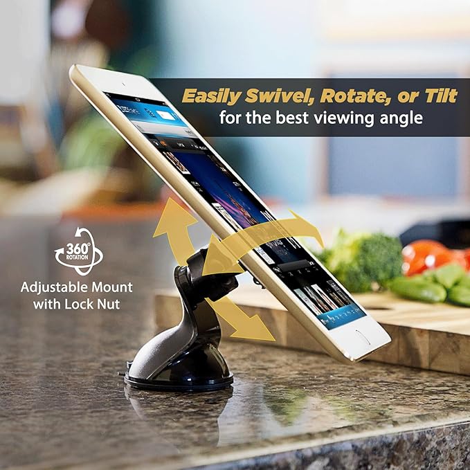 Scosche MWPDB MagicMount Pro Magnetic Car Phone Holder - Strong Magnet Mount for iPhone and Android - Secure Magnetic Mount for Car Window/Dash - Universal 360° Adjustable Mobile Cell Holder