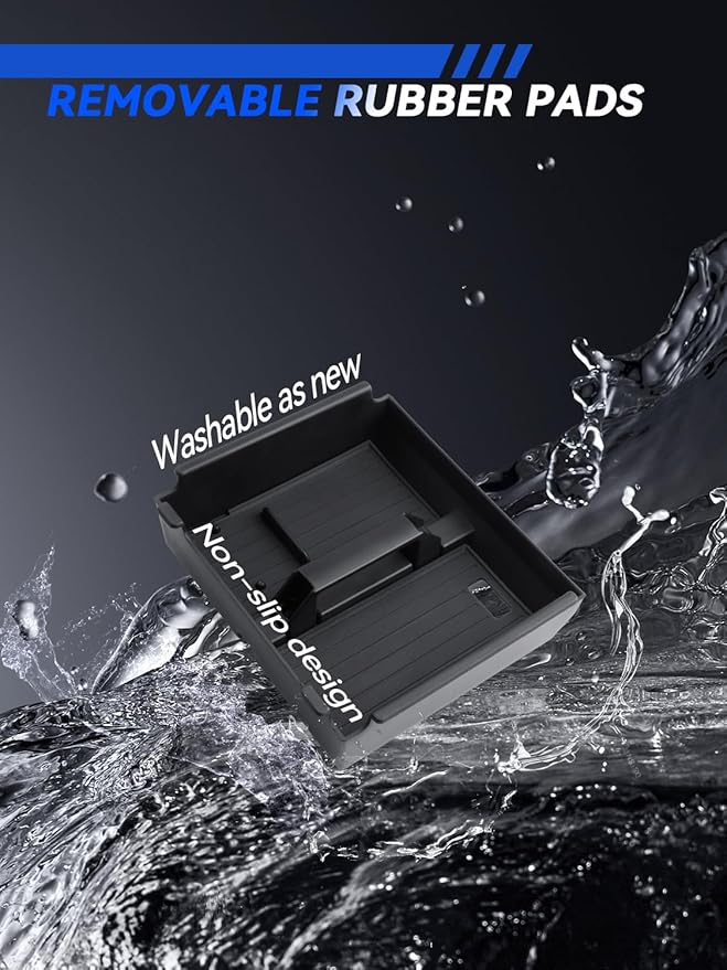 for 4Runner Center Console Organizer 2025 6th Gen Toyota 4Runner Accessories Armrest Tray Middle Storage Box Insert Container Durable ABS Plastic