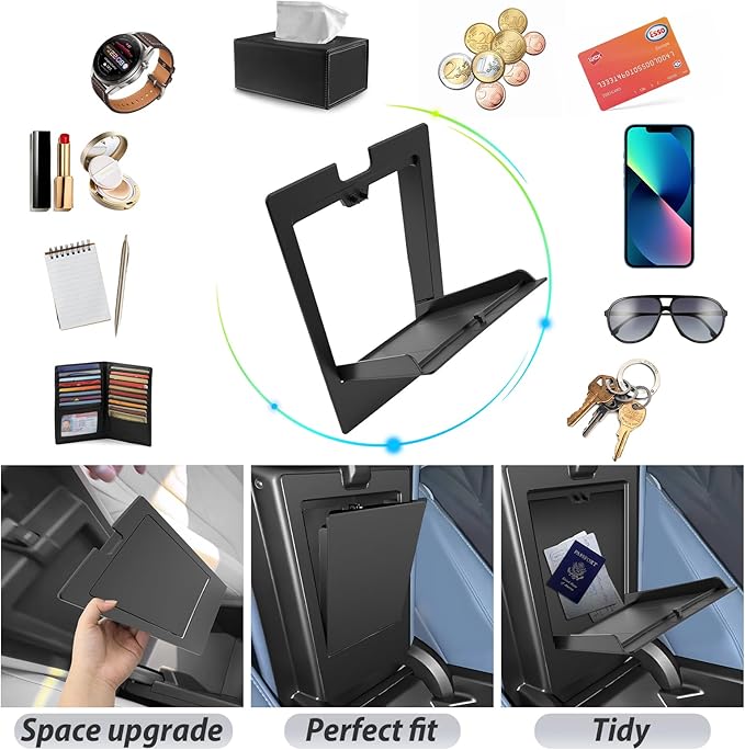 SKTU for 2025 2026 BMW X3 Hidden Storage Box for 2025 2026 BMW X3 (30 xDrive/M50 xDrive) Privacy Storage Box 2025 2026 BM W X3 Hidden Tray 2025 2026 BM W X3 Console Tray BMW X3 2025 2026 Accessories