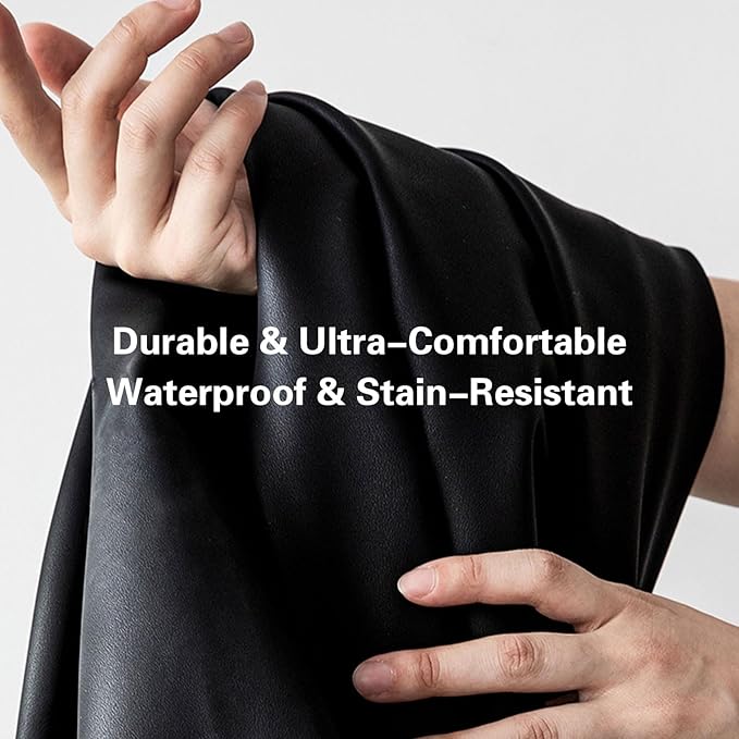 EKR Custom Fit Tacoma Front Car Seat Covers for Select Toyota Tacoma (Petrol & Hybrid) 2024 2025 2026 Double cab SR,SR5,TRD Sport,TRD Off-Road,Limited - Front Row Only,Leather (Black/Gray)