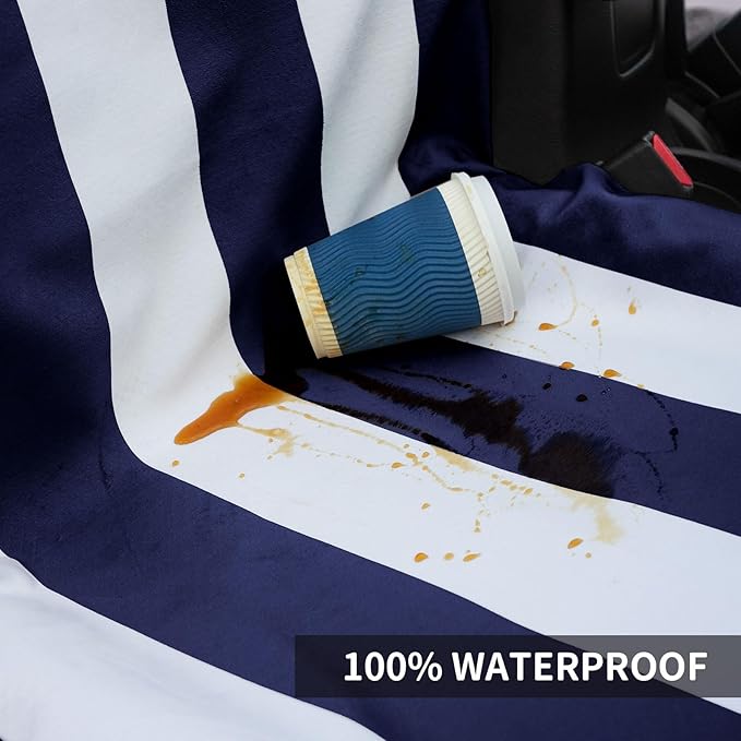 Waterproof Car Seats Cushions with Non Slip Back - Universal Automotive Seats Cover Fit for Cars Truck SUV Seat - Portable Carseat Protectors Great for Dog or Kid Outdoor Sport Activities