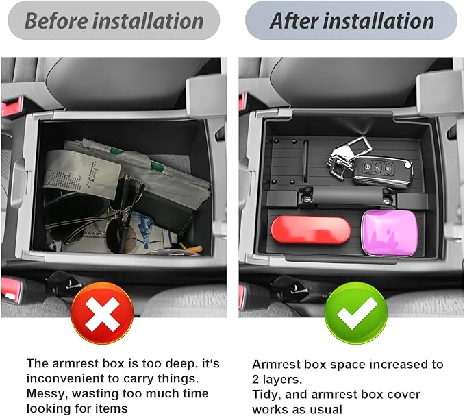 SKTU for 2025 Kia K4 Center Console Organizer for 2025+ Kia K4 (LX/LXS/EX/GT-Line/GT-Line Turbo) Console Tray 2025 K4 Middle Console Tray Kia K4 2025 Accessories