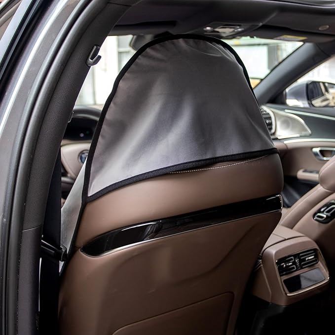 Leader Accessories Grey Car Seat Cover Front Seats Protector for Gym Workout,Running,Swimming,Beach and Hiking,Waterproof Velvet Bucket Seat Cover for Car Trucks SUV Jeep