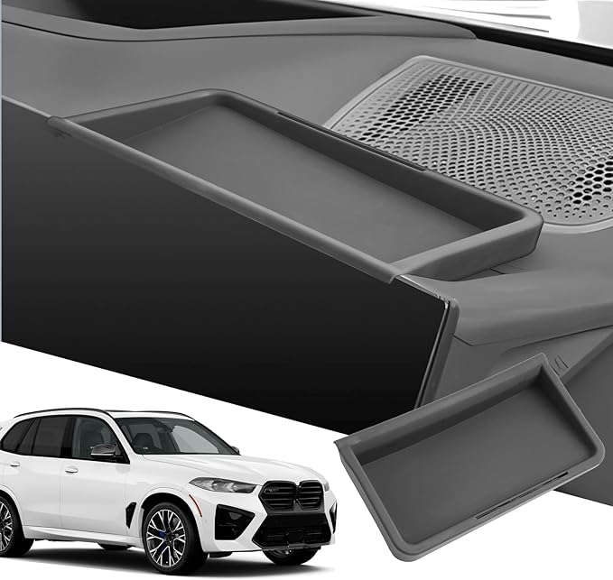 SXCY for 2024 2025 2026 BMW X5/X6/X7 Dashboard Tray [14.9 in All-one Touch Screen Only] for BMW X5 2024-2026 Accessories for 2025 2026 BMW X5 Console Organizer 2024 2026 X5 Dash Screen Back Organizer