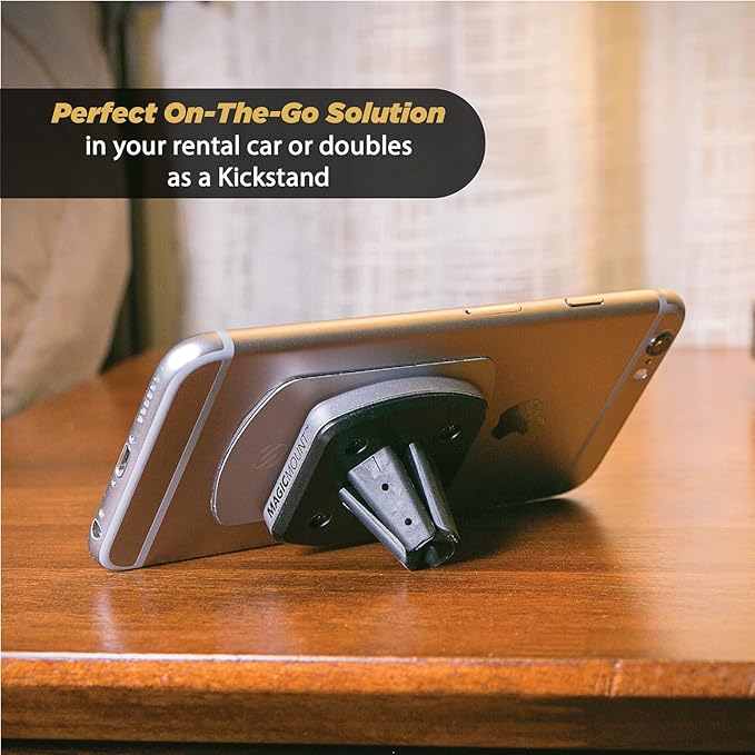 Scosche MPVB MagicMount Pro Magnetic Car Phone Holder - Strong Magnet Mount for iPhone and Android - Secure Magnetic Mount for Car Air Vent - Universal 360° Adjustable Mobile Cell Holder