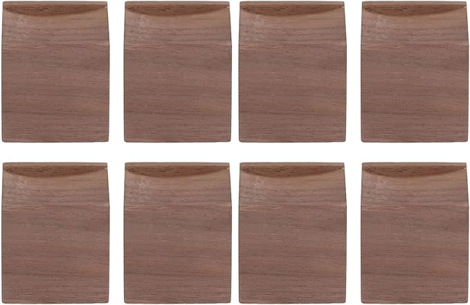 Wood Essential Oil Diffuser Portable Clear Textured Diffuser for Car Office Bedroom 8 Pcs Walnut Wooden Diffusers