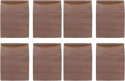 Wood Essential Oil Diffuser Portable Clear Textured Diffuser for Car Office Bedroom 8 Pcs Walnut Wooden Diffusers