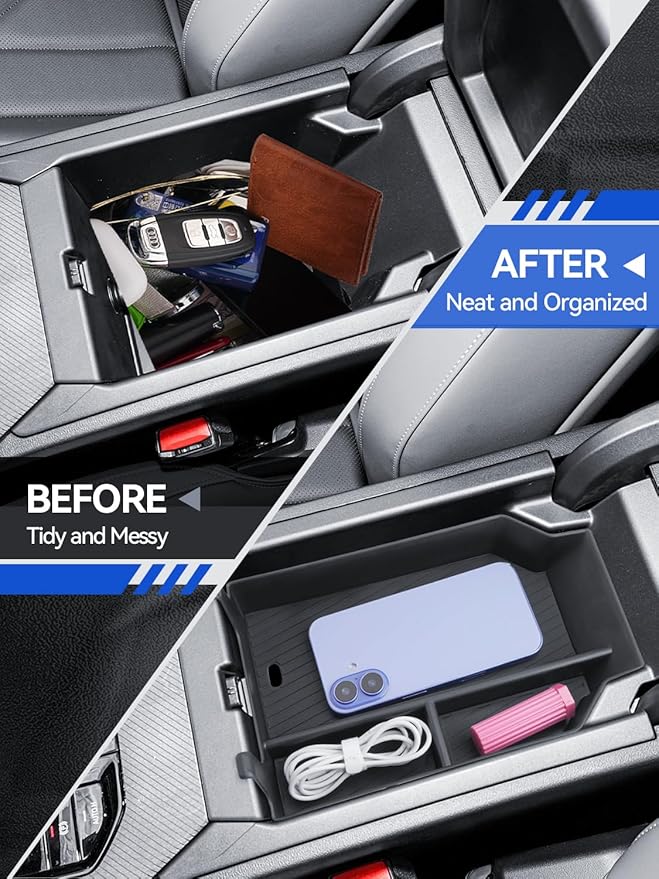 for BMW X3 Center Console Organizer BMW X3 G45 (30 xDrive/M50 xDrive) Accessories Armrest Tray Middle Storage Box Insert Container Durable ABS Plastic