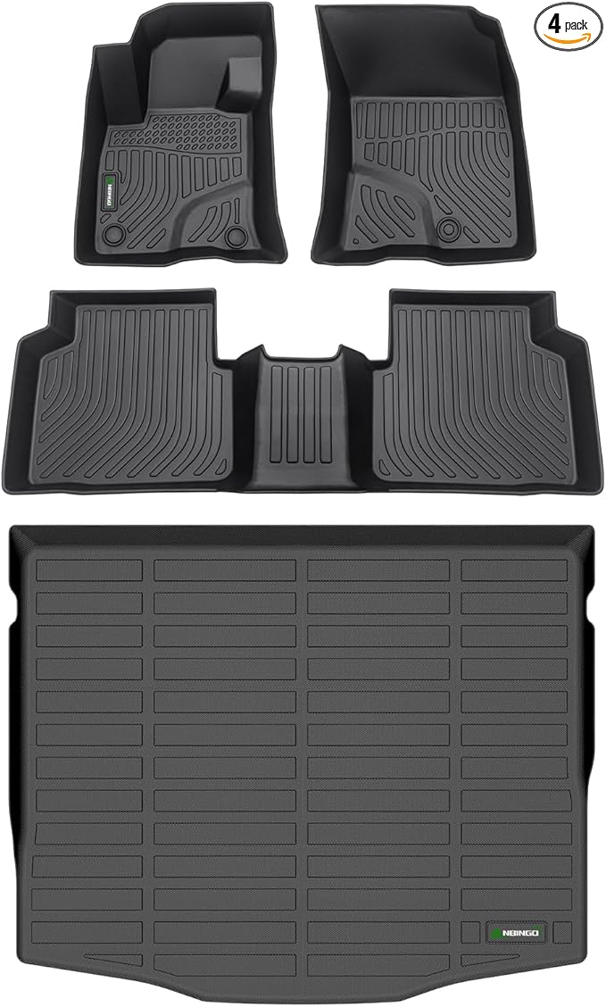 ANBINGO®Fit for Ford Escape Floor Mats 2020-2026(Gasoline Only) All Weather Mats for Ford Escape TPE Car Matt Rugs for Escape Rubber Trunk Carpet for Escape Automotive Accessories