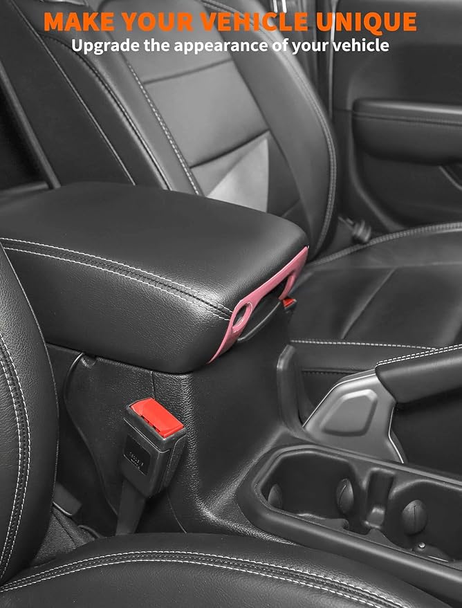 Savadicar Pink Interior Accessories - Armrest Switch Bezel Trim Cover for 2018-Present Jeep Wrangler JL JLU 4XE & Gladiator JT - Solid Color Interior Decor Upgrade Option, 1-Piece