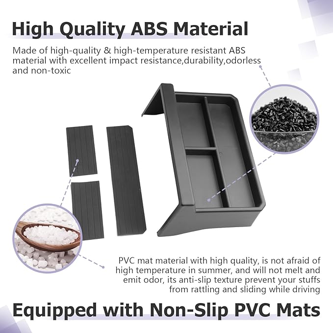 LUWU Dashboard Storage Tray Compatible with 2026 Toyota Corolla Cross & 2025 2026 Corolla 10.5-inch Behind Screen Organizer Center Console Display Box Dash Tray Accessories (Only for 10.5" Screen)