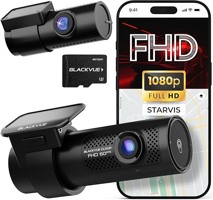 BlackVue DR770X-2CH II 512GB Dash Cam – Dual Full HD Front & Rear, Enhanced Visual Clarity, Fast Boot, USB-C Install, Effortless Video Playback via Wi-Fi, Cloud Remote Access, Smart Parking Mode