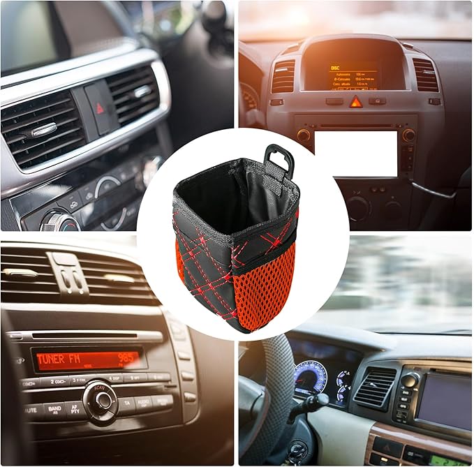 Auto Air Vent Storage Box, Car Air Vent Storage Bag Organizer, Car Air Outlet Bag, Car Mobile Phone Storage Bag, Vent Dashboard Organizer Box, Car Mount Hanging Storage Pouch Bag For Mobile Phone Key