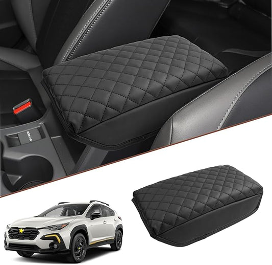 SKTU 2024 2025 2026 Crosstrek Center Console Cover for 2024-2026 Subaru Crosstrek/Impreza Armrest Cover 2024-2026 Crosstrek Wilderness Armrest Pad Subaru Crosstrek 2024 2025 2026 Accessories
