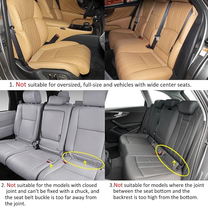 West Llama Pu Leather Car Seat Bottom Covers Protectors Include 1 Pair Front Driver Seat Pad Mat and 1 Rear Bench Cover Universal Fit 90% Vehicles,Pink