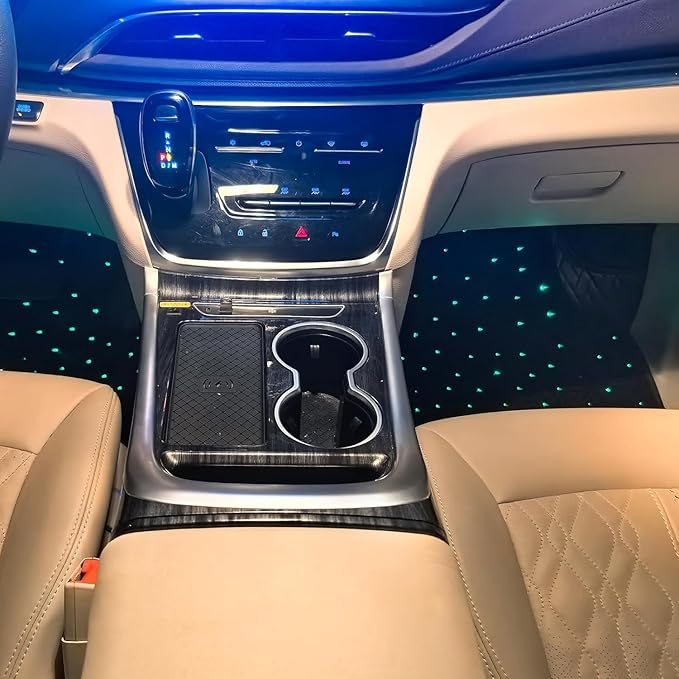 Starlinkmats Mats, Starlinkmats LED Car Floor Mats, Starlight Floor Mats for Cars, Black Automotive Carpet, App Control Car Mats，Waterproof and Washable, Creates a Romantic Atmosphere for Dates