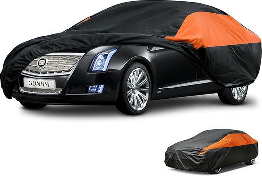 Cadillac Car Cover Custom Fit Cadillac XTS Waterproof All Weather for Automobiles, Lightweight Full Exterior Cover Outdoor Sun UV Rain Dust Snow Wind Protection.