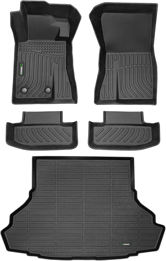 ANBINGO®Floor Mats for Ford Mustang 2015-2025(Cargo w/o Subwoofer Box),2015 2016 Mustang mats 2017 2018 Mustang mats 2019 2020 Mustang mats 2021 2022 Mustang mats 2023 Mustang mats(NOT Mach-E)