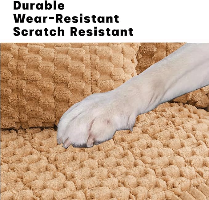 Non-Slip Dog Bed Mat for Car, Fuzzy Backseat Pet Mat, Travel Pet-Friendly Seat Cover for Cars, Compatible with Backseat Extenders and Seat Protectors 24.8x54 inch