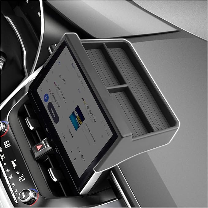 SXCY for 2026 Toyota Corolla Cross Dashboard Organizer Tray [2026, 10.5 Inch Only] for 2026 Toyota Corolla Cross Accessories Screen Back Tray 2026 Corolla Cross Behind Dash Console Organizer Tray