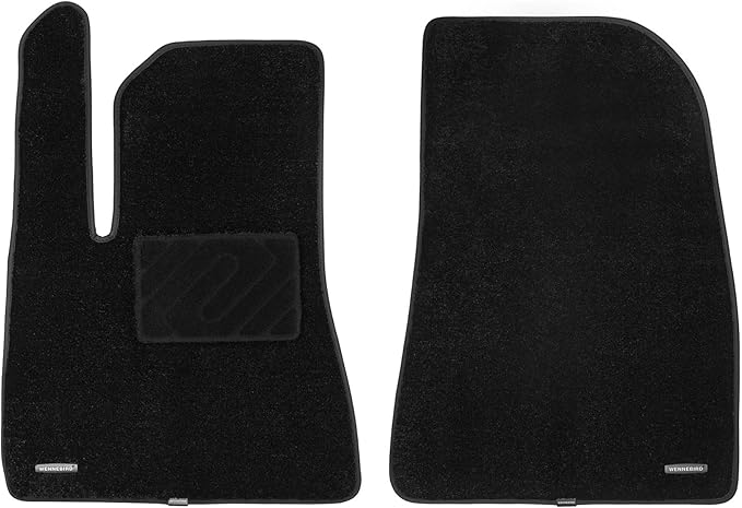 WENNEBIRD Superior Carpet Front Row Floor Mats for 2024-2025 Tesla Model 3 (Highland), 0.6-Inch Ultra-Thick, Noise-Reducing, All-Weather Waterproof Anti-Slip – 2-Pc Set