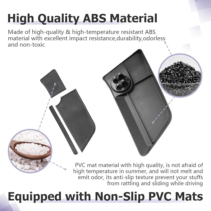 LUWU 2025 VW Taos Dashboard Storage Tray Compatible with 2022 2023 2024 2025 V olkswagen Taos Accessories Behind Screen Organizer Center Console Display Box Dash Tray with Cell Phone Holder Mount