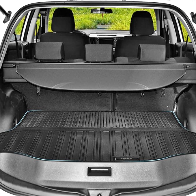 Vanseno Compatible for 2013 2014 2015 2016 2017 2018 Toyota Rav4 Floor Mats & Cargo Liners Trunk Mats All-Weather Rubber Protection Mat for 2013-2018 rav4 Accessories