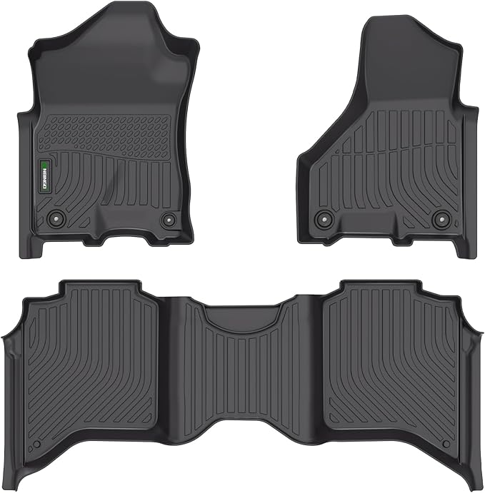 ANBINGO®Fit for Dodge Ram Floor Mats 2019-2026 Ram 2500/3500 Crew Cab with Bucket Seat (Not for PTO KIT Models) All Weather Mat for Dodge Ram TPE Car Mat Rugs for Ram Rubber Trunk Carpet for Ram