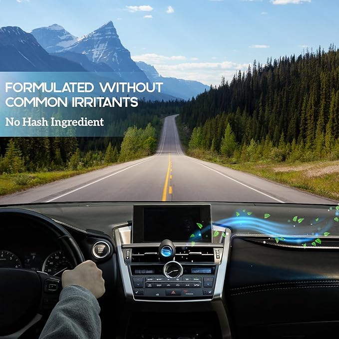 Air Jungles Car Air Freshener Vent Clip 3 Count, New Car Scent, 4 ml Each, Long-Lasting Car Odor Eliminator, Easy Clip-On, Up to 90 Days Freshness for Cars, Trucks, and SUVs