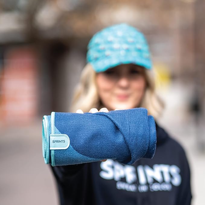 Sprints Athletic Running Towel, Full-Sized, Car Seat Cover - Moisture Wicking (Sasquatch)