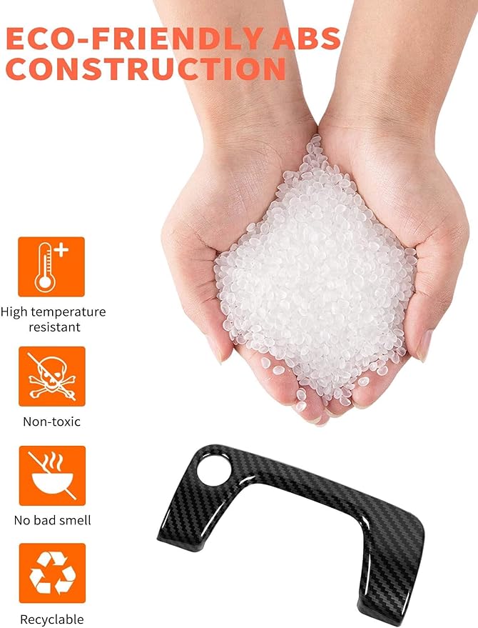 Savadicar Carbon Fiber Interior Accessories - Armrest Switch Bezel Trim Cover for 2018-Present Jeep Wrangler JL JLU 4XE & Gladiator JT - Premium Texture Interior Decor Upgrade Option, 1-Piece