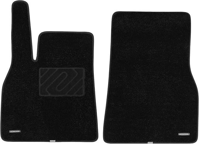 WENNEBIRD Superior Carpet Front Row Floor Mats for 2021-2025 Tesla Model S, 0.6-Inch Ultra-Thick, Noise-Reducing, All-Weather Waterproof Anti-Slip – 2-Pc Set