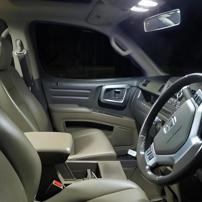 EASY EAGLE LED Interior Car Lights for Honda-Ridgeline-2006-2015: 17 Piece Kit White LED Light Bulbs - Super Bright 6000K + Install Tool, Winter/Autumn Cabin Upgrade