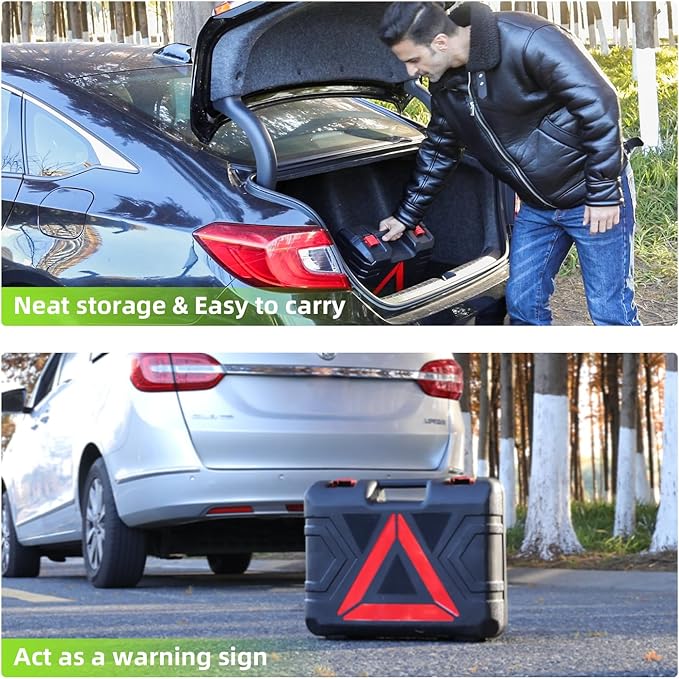 EFFIROSO Portable 5 Ton 12V Electric Car Jack Kit Hydraulic Floor Jack with Impact Wrench Tire Inflator Pump for Vehicle Emergency Repair Kit 11023lbs