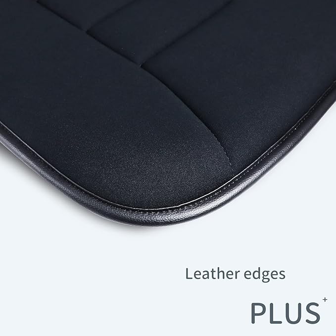 Thick Seat Cushion Memory Foam Car Seat Cushion Pad for Car Driver Seat Office Chair, Thickened Black