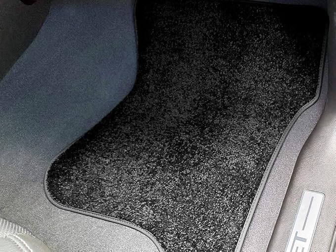 Tuxcover Custom Fit 2015-2019 Chevy Tahoe Car SUV Floor Mats, Front, 2nd Row, Rear, Heavy Cushion Ultramax, Asphalt Black
