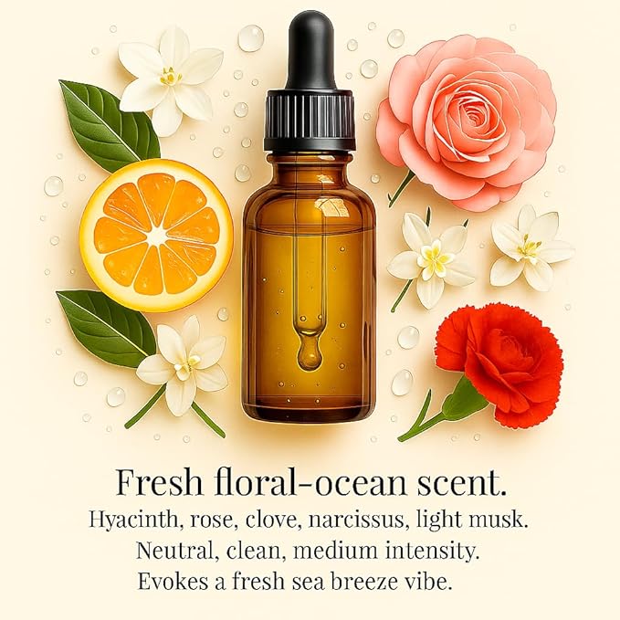 Wood Car Air Freshener — Handmade Car Air Freshener — Compass Mountains Designed Fragrance Oil Diffuser in Wooden Gift Box — Aromatherapy Set with Ocean Breeze Fragrance Oil - 10 ml