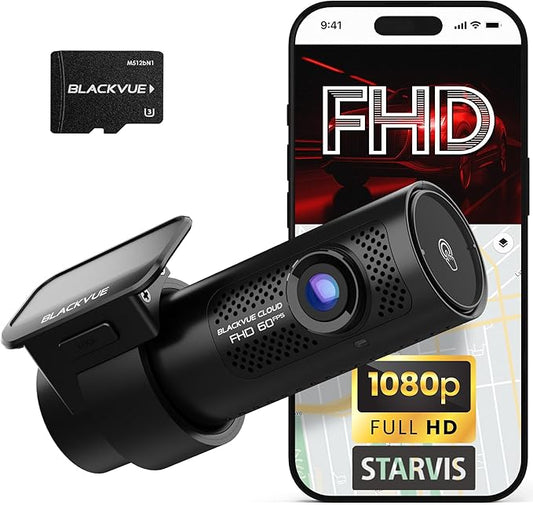 BlackVue DR770X-1CH II 512GB Dash Cam – Full HD Front Camera, STARVIS Sensor, Enhanced Visual Clarity, USB-C Install, Effortless Video Playback via Wi-Fi, Cloud Remote Access, Smart Parking Mode