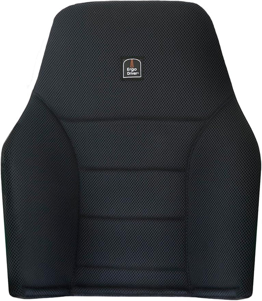ErgoDriver Tailored Car Seat Back Support – Customisable Lumbar Cushion with Modular Inflatable Air Cells, Breathable Memory Foam, Fits Cars, Vans & Trucks, Portable & Adjustable
