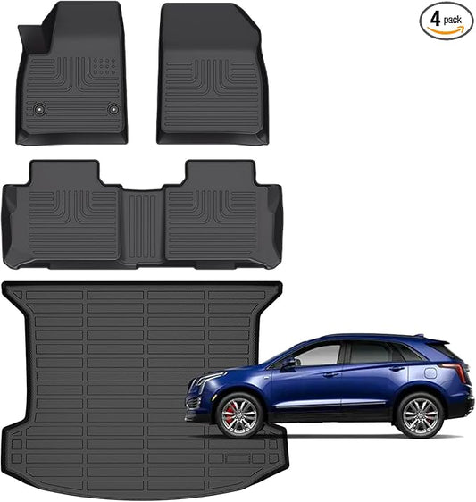 for Cadillac XT5 Floor Mats 2025 2017-2024,Car Mats for Cadillac XT5 All Weather Floor Mats Cargo Liner Accessories 2017-2025